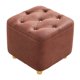 thumbnail image 2 of Taburete para pies Reposapiés Asiento acolchado Taburete otomano antideslizante estable Taburete pequeño para vestidor Entrada Guardería Sofá Hogar , marrón Macarena Escabel, 2 of 8