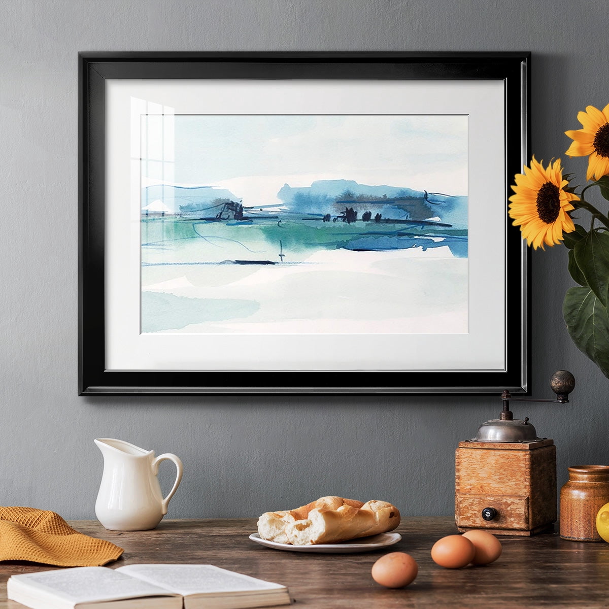 Ultramarine Vista II Premium Framed Print - Ready to Hang