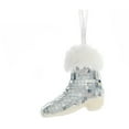 thumbnail image 1 of Disco Hanging Boot Ornament (Silver) - Set of 6, 1 of 4
