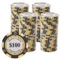 thumbnail image 1 of Fichas de póker Gamers Lounge Monte Carlo de 14 g, pack de 100, 1 of 3