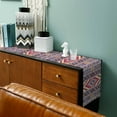 thumbnail image 6 of Southwest Aztec Cotton Linen Small Table Runner 13 x 60 inch Country Retro Ethnic Geometric Motifs Non-slip Rectangular Dining Table Decor for Wedding Party Holiday Dinner, 6 of 8