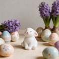thumbnail image 6 of 1PC Mini Flocked Easter Bunny Decorations, Cute Mini Easter Bunny Figures, Miniature Rabbit for Landscape Ornaments, Party Favors Gifts Home Office Table Decor, 6 of 8