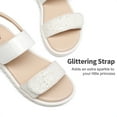 thumbnail image 2 of DREAM PAIRS Girls Sandals Glitter Two Strapped Casual Open Toe Sandals Little Kid/Big Kid, 2 of 5