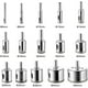 thumbnail image 2 of Juego de 15 brocas de diamante para perforar acero al carbono, vidrio, cerámica, porcelana, baldosas y mármol, 6/8/10/12/14/16/18/20/22/25/28/30/35/40/50 mm, 2 of 5