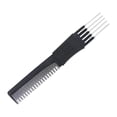 thumbnail image 1 of Professional Hair Comb for Salon Use Made of ABS Black Color Great for Styling 5 Needle Design Works on All Hair Types, 1 of 5