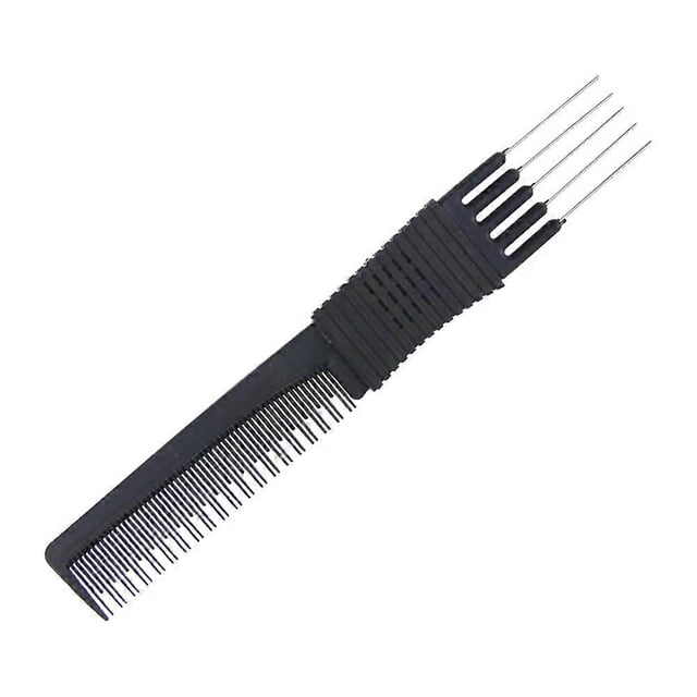 Professional Hair Comb for Salon Use Made of ABS Black Color Great for Styling 5 Needle Design Works on All Hair Types