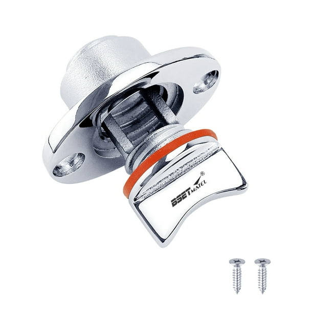 1inch Stainless Steel 316 Boat Garboard Transom Hull Drain Plug Socket Bung Hole Drainage Canoe