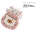 thumbnail image 7 of Guiexla Warm Cozy Winter Pet Clothes Snap Design Two-legged Bear Pattern Comfortable to Wear Small Dog Winter Clothes, 7 of 7