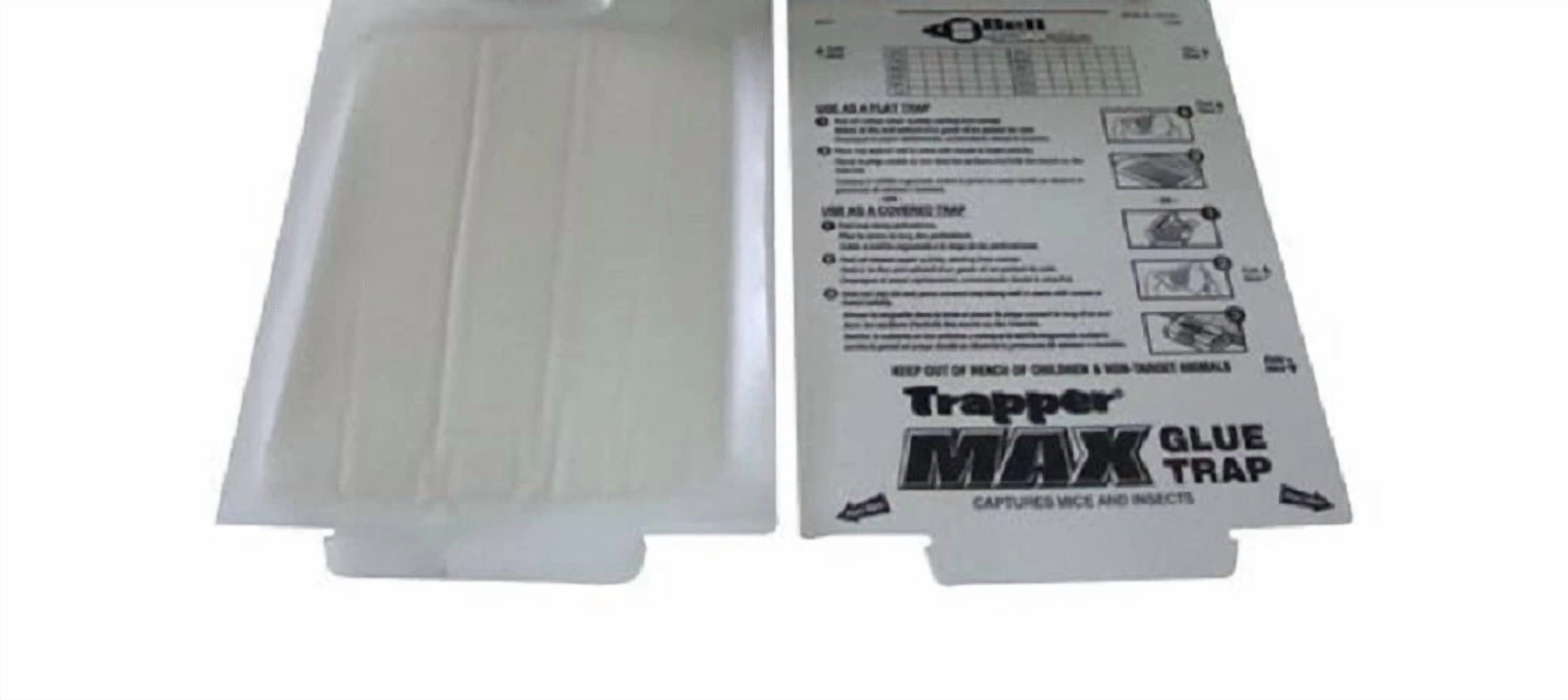 Trapper Max Mouse & Insect Glue Boards - 72 Boards White by Bell LAbatories