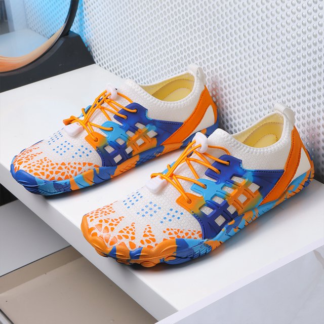 Zapatos unisex agua descalza playa sin deslizamiento para deportes acuáticos (42) azul