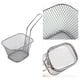 thumbnail image 3 of Cesta para freír, 1 pieza, cuadrada, galvanizada, francesa, mini cesta para freír, cesta para papas fritas, estética elegante, 3 of 6