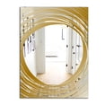 thumbnail image 2 of DESIGN ART Designart 'Capital Gold Essential 25' Printed Glam Decorative or Bathroom Mirror 27.5in.x39.5in., 2 of 5