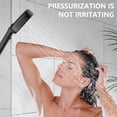 thumbnail image 4 of FEELSO Shower Head with Handheld, 4 Spray Mode High Pressure Showerhead with Hose 59" Stainless Steel for Bathroom Tub, Black, 4 of 11