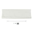 thumbnail image 6 of TWOPAGES Polyester Linen Blackout Cordless Roman Shade Blinds for kids room, 1 Piece, 23Wx64L, Ivory White, 6 of 6