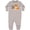 AC-Heather Grey, variant on Just a Wee Bit Wild Cute Tiger Cub Baby Fleece Romper