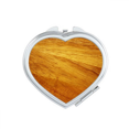 thumbnail image 1 of Wood Irregular Subtued Stripes Pattern Mirror Travel Magnification Portable Handheld Pocket Makeup, 1 of 3