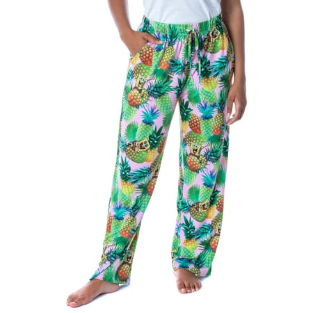 

Nickelodeon Womens SpongeBob SquarePants Pineapples Sleep Pajama Pants (XS)