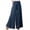 Navy, variant on Azrian Womens Pants Fashion Casual Solid Color Pocket Fold Loose Full Length Pants