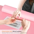 thumbnail image 6 of Ktaxon Nail Table Beauty Salon Tech Station with Electric Downdraft Vent, Pink, 6 of 7