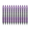 Pilot G2 Retractable Rollerball Gel Pens, Bold Point, 1.0mm, Purple Ink, 12 Count