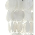 thumbnail image 6 of JONATHAN Y Cayla 7" Seashell LED Pendant Pendant, White/Chrome, 6 of 7