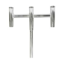 TACO Marine F31-0780BXY-1 Deluxe Trident Rod Holder Cluster with Tool Caddy - Straight