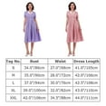 thumbnail image 4 of IBTOM CASTLE Women's Vintage Dress Plaid Floral Cocktail Party Swing Dresses 1950s Retro Gown Wedding Formal A-line Midi Dresses M Pink Plaid, 4 of 8