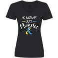 thumbnail image 3 of Inktastic No Mistakes, Just Miracles Down Syndrome Awareness Women's V-Neck T-Shirt, 3 of 5