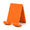 Vibrant Orange, variant on Flexible Silicone Phone Stand, 20x10cm Multi-Shape Bendable Desktop Holder, Portable Non-Slip Wrap-Around Mount for Bedside, Office, and Outdoor Travel