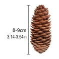 thumbnail image 3 of Christmas Decorations For Bedroom Christmas Natives Color Pines Cones Christmas Tree Hanging Holiday Decoration Christmas Hanging Shooting Props Wreath Decoration, 3 of 6