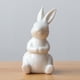 thumbnail image 2 of Estatuil Cerámica Moderna, Estatua de Pascua, Estanter para El Hogar, Manualidades Decorativas, Regalo, 4,8x9,5 Estatuil Sunnimix Escultura de estatuilla de conejo, 2 of 4