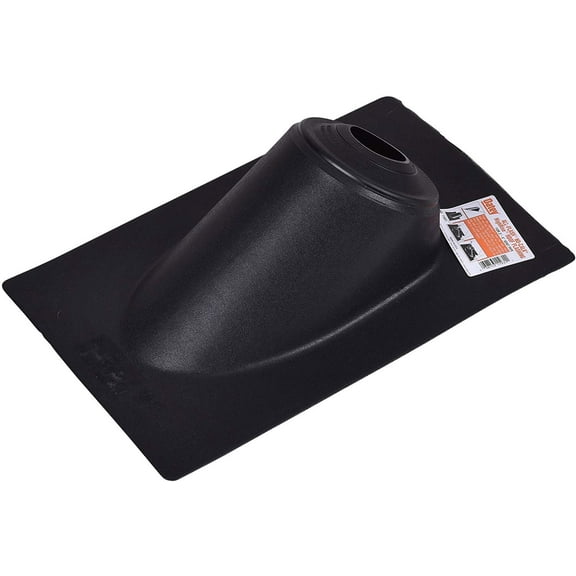 Oatey 11931 Roof flashing 3" ? 4" All-Flash? High-Rise? 13"x20" base, patented design that allows use on multiple pipe sizes in commercial & residential applications, Black, 3-4"