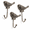 Bird, variant on Palm trees Cast Iron Wall Hooks for Bathroom and Home Organization