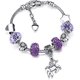 thumbnail image 1 of Brazalete con dije de cristal brillante de unicornio Brillar con caja de regalo para niña y mujer, 1 of 5