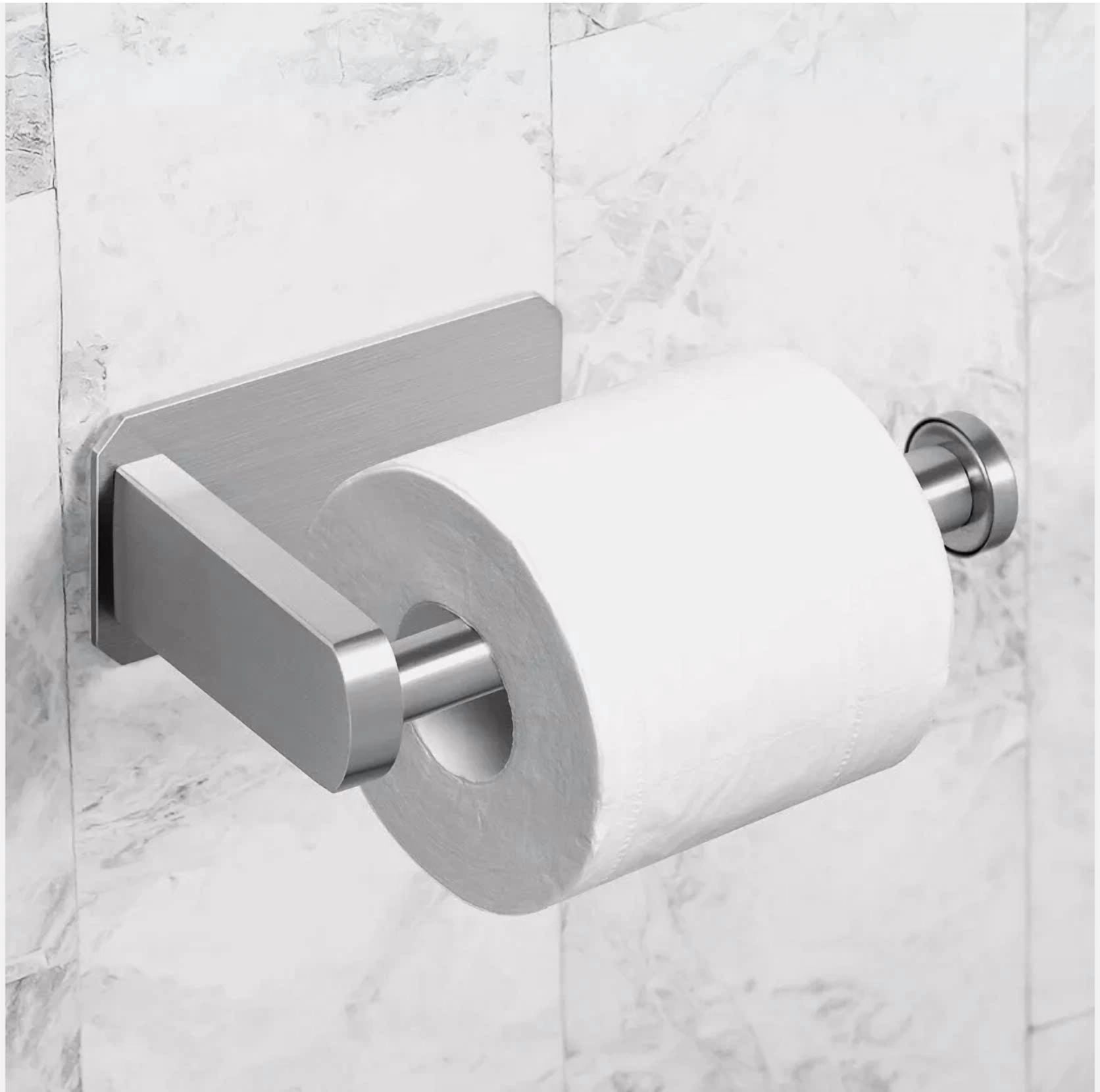 CRESTIN- 2 Stand Stainless Bathroom Paper Stand Toilet Paper Roll Holder Tissue Storage