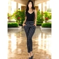 thumbnail image 4 of Set 2 Jeggins Mujer Legging Pantalón A Cuadro Mallones Mayon, 4 of 5