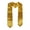 Golden, variant on Cheers US Unisex Adult Graduation Stole Plain Graduation Honor Stole Angled End With Trim Unisex Adult
