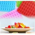 thumbnail image 3 of Juego de 4 moldes de silicona antiadherentes de grado alimenticio para caramelos con 4 goteros de color azul, rojo, verde y rosa, 3 of 3