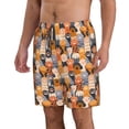 thumbnail image 2 of Goofa Cat Paws Printed Mens Swim Trunks Summer Quick Dry Short Beach Swimwear Bathing Suits-3X-Large, 2 of 9