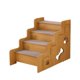 thumbnail image 1 of Escalera para perros para cama alta, ligera, esencial para cachorros, portátil, para gatos y perros. 4 pasos, 1 of 9