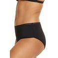 thumbnail image 2 of Love Luna Women's Love Luna Lady Leaks Everyday Midi Brief Panty - Womens - Female, Q4, Black, 2 of 3