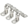 thumbnail image 1 of U Strap Clips, Detachable Reduce Vibration Noise Stainless Steel Pipe Strap Easy To Install Stable  For Various Pipes, 1 of 8