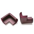 thumbnail image 3 of 12Pc Baby Proofing Corner Guards Edge Protectors Soft Caring Baby Corners Foam Rubber Table Furniture Bumper Child Safety Safe Corner Cushion Brown, 3 of 7