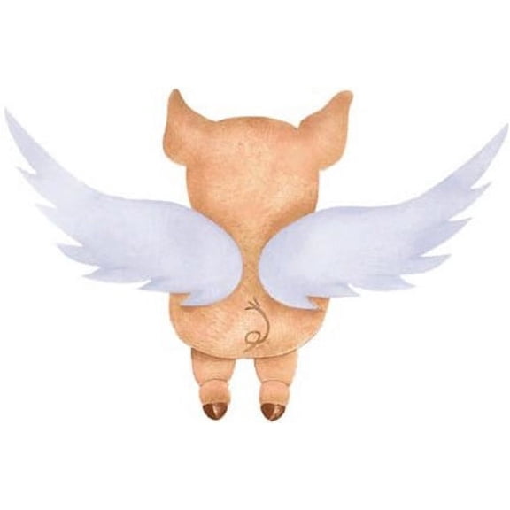 Orville the Flying Pig Wall Stencil - E213 by Designer Stencils