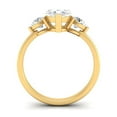 thumbnail image 5 of Forever Jewels 2Ct Marquise Cut Moissanite Women Engagement Ring 14K Yellow Gold Plated, 5 of 5