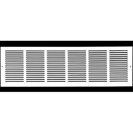 30 W X 10 H Steel Return Air Grilles Sidewall And Ceiling Hvac Duct Cover White Outer Dimensions 31 75 W X 11 75 H Walmart Canada