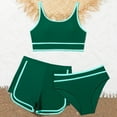 thumbnail image 2 of Child Girls Swim Suit Girls' 3 Piece Set with Shorts Summer Cute Girl Swimwear Teen Girl Bikini for Teens Summer&nbsp;Clothes, 2 of 6