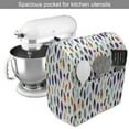 thumbnail image 2 of Feather Stand Mixer Cover, Assortment of Colorful Quills Folklore Motifs BohemiIllustration, Kitchen Appliance Organizer Bag Cover with Pockets, 5 Quarts, Multicolor, by Ambesonne, 2 of 4