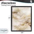 thumbnail image 4 of Stupell Industries Modern Neutral Land Flow Black Floating Frame Canvas Art, 25 x 31, by Kim Allen, 4 of 8