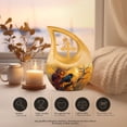 thumbnail image 4 of MUKTIVE Crow Adult Urns for Human Ashes Women and Men - Tree Cross Drop Large Urns for Adult Female - Holds 180 Cubic - Funeral Urn for Human Ashes - Memorial Gifts for Loss of Mom, 10 Inch, 4 of 7
